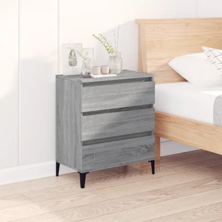 Sonoma Sideboard aus grauem Sperrholz 60x35x70 cm von vidaXL, Sideboards - Ref: Foro24-823054, Preis: 60,73 €, Rabatt: %
