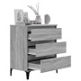 Aparador de madera contrachapada gris Sonoma 60x35x70 cm de vidaXL, Aparadores - Ref: Foro24-823054, Precio: 61,47 €, Descuen...