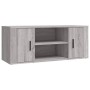 Mueble de TV madera contrachapada gris Sonoma 100x35x40 cm en Muebles TV | Comprar online en Foru.es