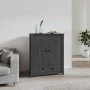 Aparador alto de madera maciza de pino gris 83x41,5x100 cm de vidaXL, Aparadores - Ref: Foro24-823516, Precio: 164,18 €, Desc...