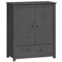 Aparador alto de madera maciza de pino gris 83x41,5x100 cm de vidaXL, Aparadores - Ref: Foro24-823516, Precio: 164,18 €, Desc...