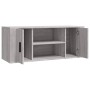 Mueble de TV madera contrachapada gris Sonoma 100x35x40 cm en Muebles TV | Comprar online en Foru.es