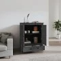 Aparador alto de madera maciza de pino gris 83x41,5x100 cm de vidaXL, Aparadores - Ref: Foro24-823516, Precio: 164,18 €, Desc...