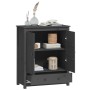 Aparador alto de madera maciza de pino gris 83x41,5x100 cm de vidaXL, Aparadores - Ref: Foro24-823516, Precio: 166,29 €, Desc...