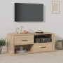 Mueble para TV madera contrachapada color roble 100x35x40 cm en Muebles TV | Comprar online en Foru.es