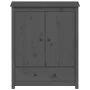 Aparador alto de madera maciza de pino gris 83x41,5x100 cm de vidaXL, Aparadores - Ref: Foro24-823516, Precio: 164,18 €, Desc...