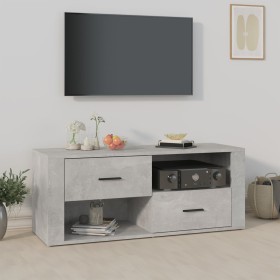 Mueble para TV contrachapada gris hormigón 100x35x40 cm en Muebles TV | Comprar online en Foru.es