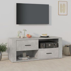 Mueble para TV contrachapada gris hormigón 100x35x40 cm en Muebles TV | Comprar online en Foru.es