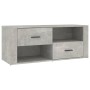 Mueble para TV contrachapada gris hormigón 100x35x40 cm en Muebles TV | Comprar online en Foru.es