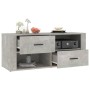Mueble para TV contrachapada gris hormigón 100x35x40 cm en Muebles TV | Comprar online en Foru.es