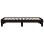 Sofá cama extraíble madera maciza de pino negro 2x(90x200) cm de vidaXL, Camas y somieres - Ref: Foro24-823383, Precio: 134,4...