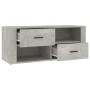 Mueble para TV contrachapada gris hormigón 100x35x40 cm en Muebles TV | Comprar online en Foru.es