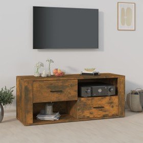 Mueble para TV madera contrachapada roble ahumado 100x35x40 cm en Muebles TV | Comprar online en Foru.es