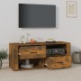 Mueble para TV madera contrachapada roble ahumado 100x35x40 cm en Muebles TV | Comprar online en Foru.es