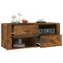 Mueble para TV madera contrachapada roble ahumado 100x35x40 cm en Muebles TV | Comprar online en Foru.es