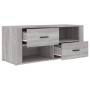 Mueble de TV madera contrachapada gris Sonoma 100x35x40 cm en Muebles TV | Comprar online en Foru.es