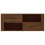 Mueble TV madera contrachapada color marrón roble 100x35x40 cm en Muebles TV | Comprar online en Foru.es