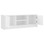 Mueble de TV madera de ingeniería blanco 102x30x37,5 cm en Muebles TV | Comprar online en Foru.es