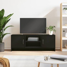 Mueble de TV madera de ingeniería negro 102x30x37,5 cm en Muebles TV | Comprar online en Foru.es