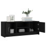 Mueble de TV madera de ingeniería negro 102x30x37,5 cm en Muebles TV | Comprar online en Foru.es