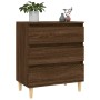 Aparador madera contrachapada marrón roble 60x35x70 cm de vidaXL, Aparadores - Ref: Foro24-823047, Precio: 58,82 €, Descuento: %