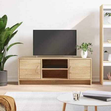 Mueble de TV madera de ingeniería roble Sonoma 102x30x37,5 cm en Muebles TV | Comprar online en Foru.es