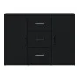 Black plywood sideboard 91x29.5x65 cm by vidaXL, Sideboards - Ref: Foro24-823343, Price: 81,80 €, Discount: %