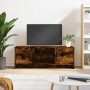 Mueble de TV madera de ingeniería roble ahumado 102x30x37,5 cm en Muebles TV | Comprar online en Foru.es