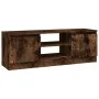 Mueble de TV con puerta roble ahumado 102x30x36 cm de vidaXL, Muebles TV - Ref: Foro24-823355, Precio: 50,41 €, Descuento: %