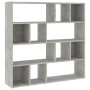 Estantería/divisor de espacios gris hormigón 105x24x102 cm de vidaXL, Divisores de ambientes - Ref: Foro24-823249, Precio: 75...