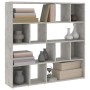 Estantería/divisor de espacios gris hormigón 105x24x102 cm de vidaXL, Divisores de ambientes - Ref: Foro24-823249, Precio: 75...