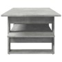 Mesa de centro madera de ingeniería gris hormigón 102x55x42 cm en Mesas de centro | Comprar online en Foru.es