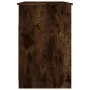 Escritorio con cajones contrachapada roble ahumado 102x50x76 cm de vidaXL, Escritorios - Ref: Foro24-823037, Precio: 84,29 €,...