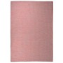 Alfombra de exterior de tejido plano rojo 140x200 cm de vidaXL, Alfombras - Ref: Foro24-340825, Precio: 65,61 €, Descuento: %
