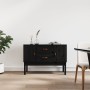 Aparador madera maciza de pino negro 110x40x78 cm de vidaXL, Aparadores - Ref: Foro24-823528, Precio: 106,64 €, Descuento: %