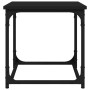 Mesa auxiliar de madera contrachapada negro 40x40x40 cm en Mesas de centro | Comprar online en Foru.es