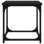 Mesa auxiliar de madera contrachapada negro 40x40x40 cm en Mesas de centro | Comprar online en Foru.es