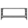 Mesa de centro madera y hierro gris Sonoma 100x45x45 cm en Mesas de centro | Comprar online en Foru.es