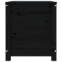 Caja de almacenaje madera maciza de pino negro 80x40x45,5 cm de vidaXL, Armarios y almacenamiento - Ref: Foro24-823538, Preci...