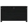 Caja de almacenaje madera maciza de pino negro 80x40x45,5 cm de vidaXL, Armarios y almacenamiento - Ref: Foro24-823538, Preci...