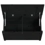 Caja de almacenaje madera maciza de pino negro 80x40x45,5 cm de vidaXL, Armarios y almacenamiento - Ref: Foro24-823538, Preci...