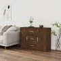 Aparador de madera contrachapada roble marrón 91x29,5x65 cm de vidaXL, Aparadores - Ref: Foro24-823349, Precio: 89,02 €, Desc...