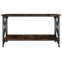 Mesa de centro madera y hierro roble ahumado 80x45x45 cm en Mesas de centro | Comprar online en Foru.es