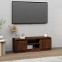 Mueble de TV con puerta roble marrón 102x30x36 cm de vidaXL, Muebles TV - Ref: Foro24-823357, Precio: 55,56 €, Descuento: %