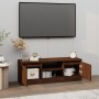 Mueble de TV con puerta roble marrón 102x30x36 cm de vidaXL, Muebles TV - Ref: Foro24-823357, Precio: 55,56 €, Descuento: %