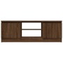 Mueble de TV con puerta roble marrón 102x30x36 cm de vidaXL, Muebles TV - Ref: Foro24-823357, Precio: 55,56 €, Descuento: %