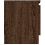 Mueble de TV con puerta roble marrón 102x30x36 cm de vidaXL, Muebles TV - Ref: Foro24-823357, Precio: 55,56 €, Descuento: %