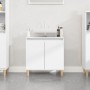 Armario para lavabo madera contrachapada blanco 58x33x60 cm de vidaXL, Tocadores de baño - Ref: Foro24-821252, Precio: 51,79 ...