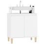 Armario para lavabo madera contrachapada blanco 58x33x60 cm de vidaXL, Tocadores de baño - Ref: Foro24-821252, Precio: 51,79 ...