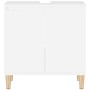 Armario para lavabo madera contrachapada blanco 58x33x60 cm de vidaXL, Tocadores de baño - Ref: Foro24-821252, Precio: 51,79 ...